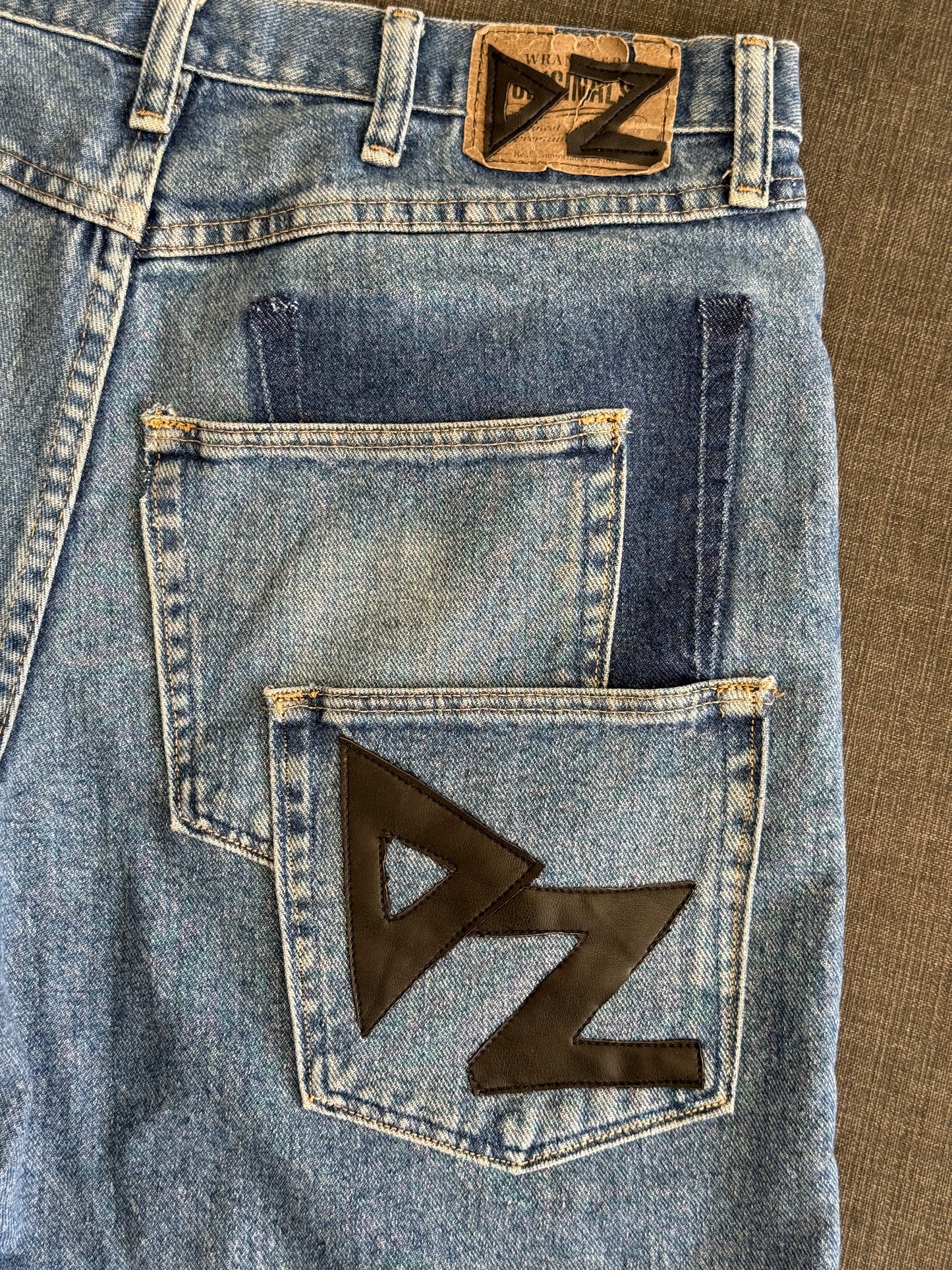Leather Double Knee Jorts